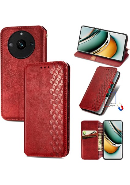 Oppo Realme 11 Pro Için Kılıf Zarif Iş Cüzdan Fonksiyonu Deri (Yurt Dışından) indirimleri