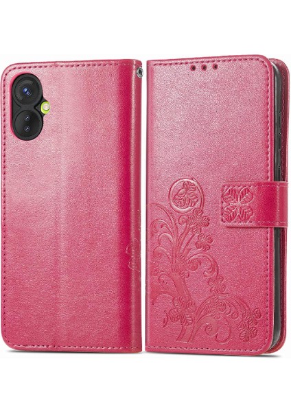 Tecno Spark 9 Pro Flip Kapak Için Kılıf Zarif Iş Kısa Kayış Dört (Yurt Dışından)