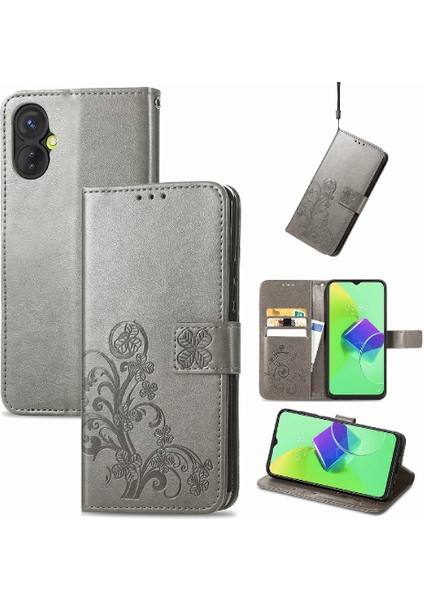 Tecno Spark 9 Pro Flip Kapak Için Kılıf Zarif Iş Kısa Kayış Dört (Yurt Dışından) fiyatları