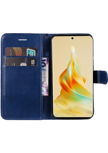 Oppo A1 Pro Iş Cüzdan Telefon Kılıfı Için Flip Case Yüksek Kalite Deri (Yurt Dışından)