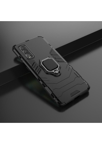 Oppo Bulmak Için Kılıf X2 Darbeye Kapak Kickstand 360 &deg; Dönen Halka Damla (Yurt Dışından)