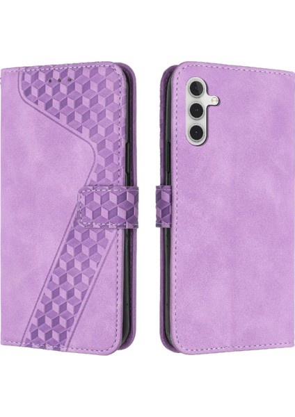 Samsung Galaxy A35 Manyetik Kickstand Flip Folio Kart Yuvaları Için Telefon Kılıfı (Yurt Dışından)