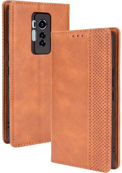 Tecno Phantom x Manyetik Kapatma Cüzdan Pu Deri Için Kılıf (Yurt Dışından)