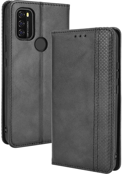 Blackview A70 Manyetik Kapatma Pu Deri Cüzdan Için Kılıf (Yurt Dışından)