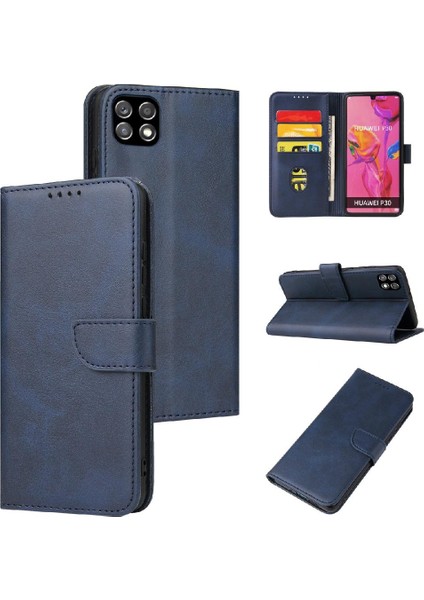 Samsung Galaxy A22 5g Deri Folio Flip Case Kart Ekleme ile (Yurt Dışından) fiyatları