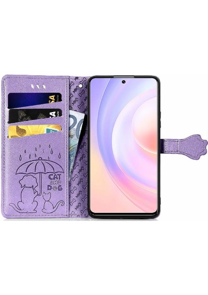 Huawei Onur 50SE Karikatür Hayvanlar Için Kılıf Kapak Çevirin Darbeye Deri (Yurt Dışından)