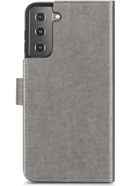 Samsung Galaxy S22 Artı Flip Kapak Için Kılıf Kısa Kayış Deri Kılıf Dört (Yurt Dışından)