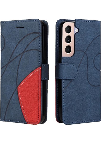 Samsung Galaxy S22 Artı Kickstand Koruyucu Pu Deri Flip Case (Yurt Dışından)