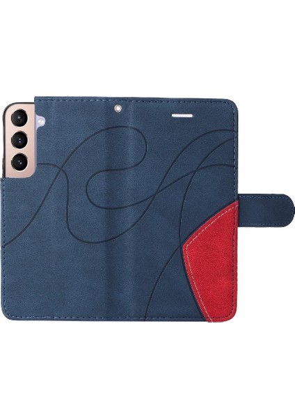Samsung Galaxy S22 Artı Kickstand Koruyucu Pu Deri Flip Case (Yurt Dışından)