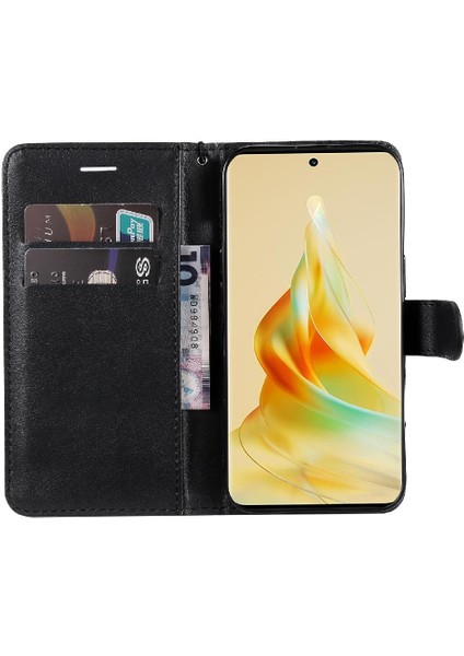 Oppo A1 Pro Iş Cüzdan Telefon Kılıfı Için Flip Case Yüksek Kalite Deri (Yurt Dışından)