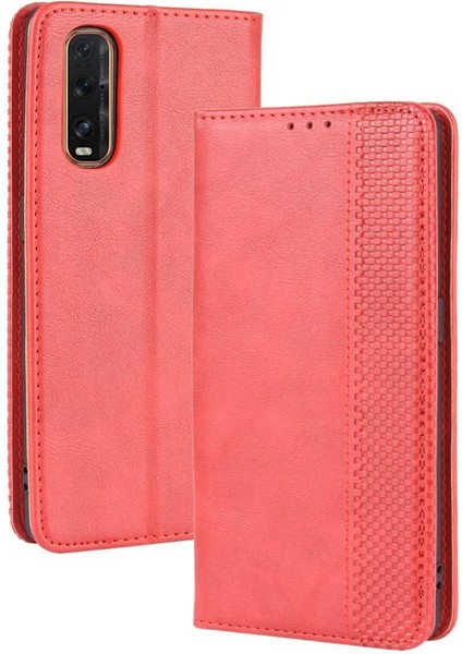 Oppo Bulmak Için Kılıf X2 Cüzdan Manyetik Kapatma Pu Deri (Yurt Dışından)