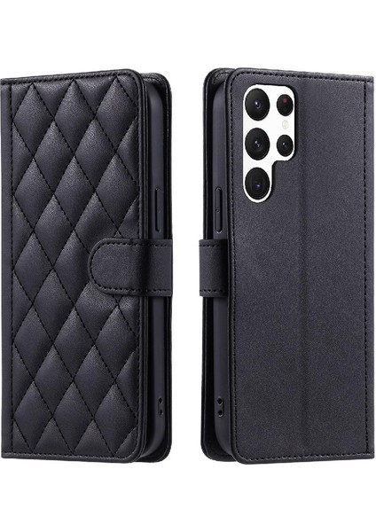 Samsung Galaxy S22 Ultra El Kayışı Flip Folio Cüzdan Için Telefon Kılıfı (Yurt Dışından) indirimleri
