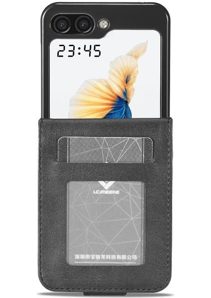 Samsung Galaxy Z Flip6 Için Flip Case 5g Buzağı Doku Yatay Flip Case (Yurt Dışından)