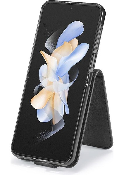 Samsung Galaxy Z Flip6 Için Flip Case 5g Buzağı Doku Yatay Flip Case (Yurt Dışından)