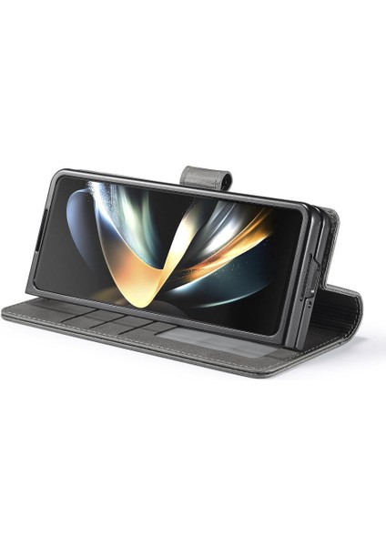 Samsung Galaxy Z Için Flip Case Horizontal 6 5g Buzağı Doku Yatay Flip Case (Yurt Dışından)