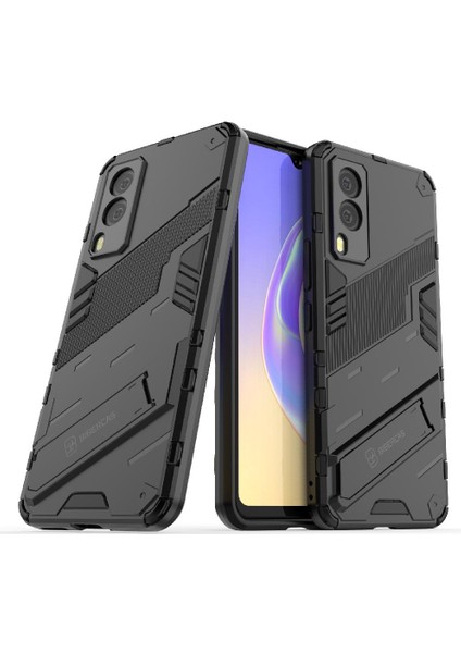 Vivo V21E 5g Kickstand Koruyucu Kapak Sağlam Askeri Için Kılıf (Yurt Dışından) fırsatları
