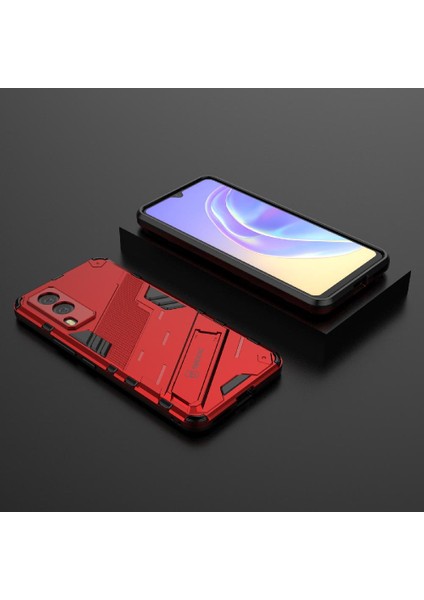 Vivo V21E 5g Kickstand Koruyucu Kapak Sağlam Askeri Için Kılıf (Yurt Dışından) modelleri
