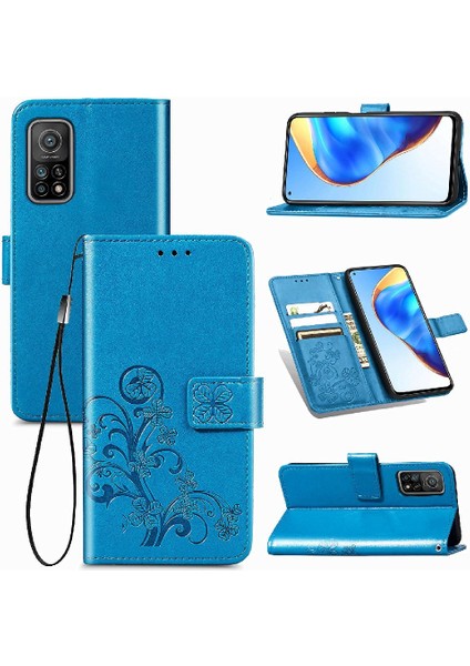 Xiaomi Redmi Için Kılıf K30S Dört Yapraklı Yonca Zarif Iş Kısa Kayış (Yurt Dışından)
