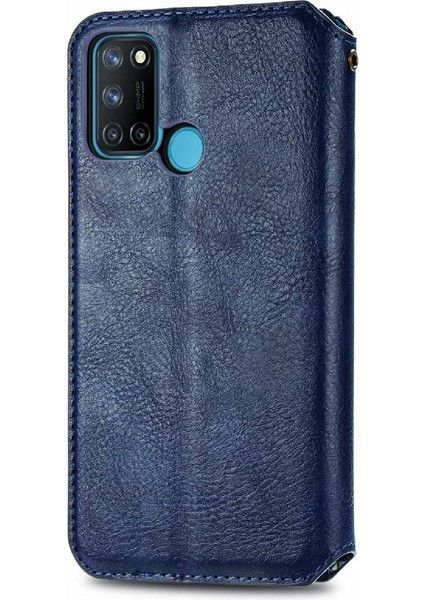 Oppo Realme C17 Flip Kapak Kılıf Cüzdan Fonksiyonu Iş Için Kılıf (Yurt Dışından)