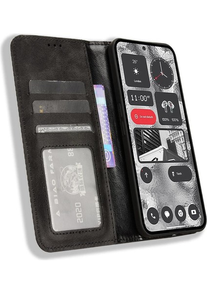 Nothing Kılıf Telefon 2 Pu Deri Manyetik Kapatma Cüzdan (Yurt Dışından) modelleri