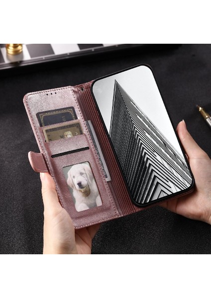 Motorola Moto G72 Cüzdan 6 Kart Yuvaları Kickstand Pu Deri Için Flip Case (Yurt Dışından) indirimleri