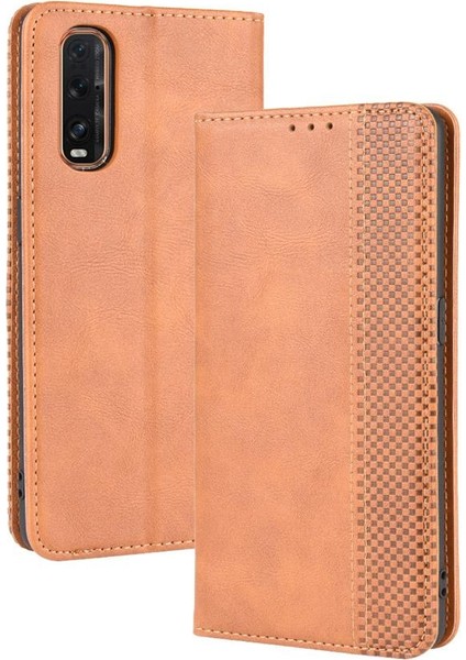 Oppo Bulmak Için Kılıf X2 Cüzdan Manyetik Kapatma Pu Deri (Yurt Dışından)