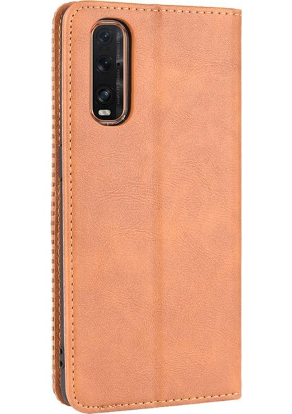 Oppo Bulmak Için Kılıf X2 Cüzdan Manyetik Kapatma Pu Deri (Yurt Dışından)