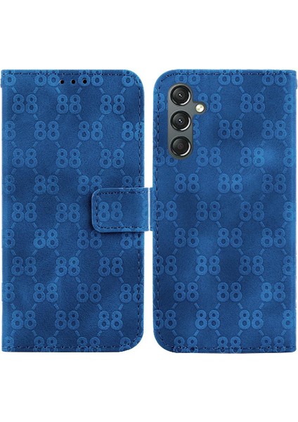 Samsung Galaxy A25 5g Için Telefon Kılıfı Cüzdan Kapak Pu Deri Kickstand 8 (Yurt Dışından)