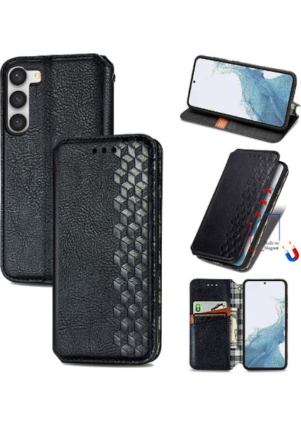 Samsung Galaxy S23 Kılıf Için Kılıf Moda Tasarımı Zarif Flip (Yurt Dışından) fırsatları
