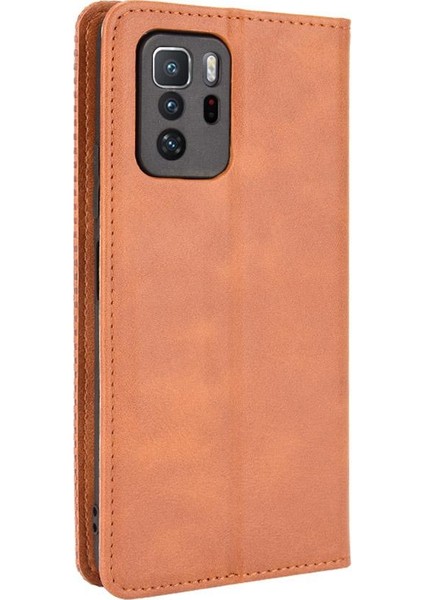 Xiaomi Poco X3 Gt Cüzdan Pu Deri Manyetik Kapatma Için Kılıf (Yurt Dışından)
