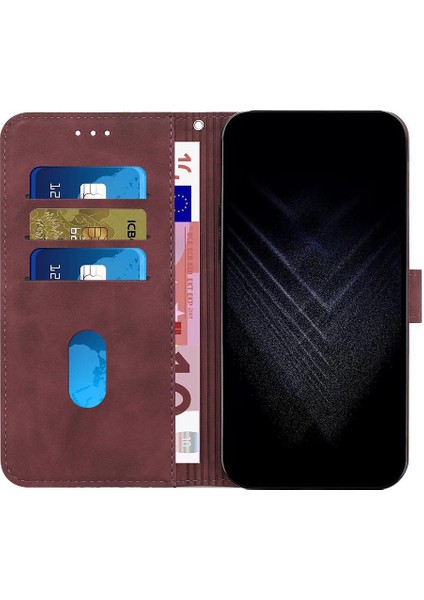 Google Pixel 6 Pro Cüzdan Kickstand Manyetik Flip Folio Için Telefon Kılıfı (Yurt Dışından)