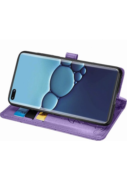 Huawei P40 Flip Kapak Için Kılıf Darbeye Deri Kılıf Karikatür Hayvanlar (Yurt Dışından) fiyatları