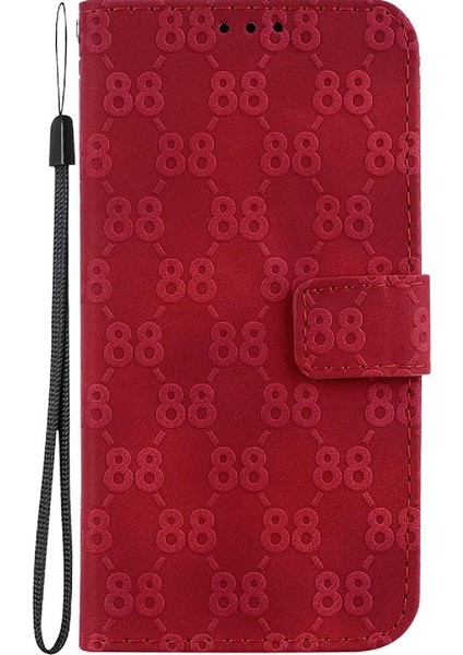 Telefon Kılıfı Için Xiaomi Redmi Not 13 Pro 5g Kickstand Pu Deri Kart 8 (Yurt Dışından)