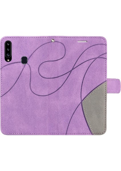 Samsung Galaxy A20S Kickstand Koruyucu Iki Renkli Dikiş Pu (Yurt Dışından) indirimleri