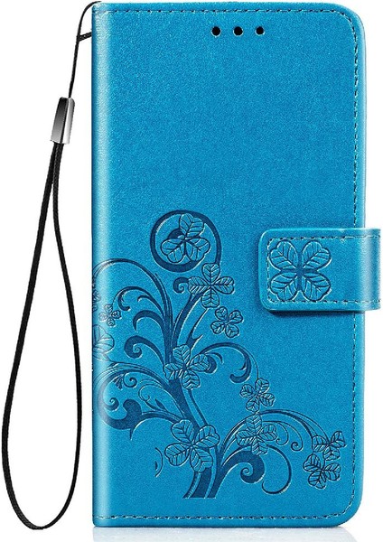 Samsung Galaxy A71 5g Zarif Iş Dört Yapraklı Yonca Flip Case (Yurt Dışından)