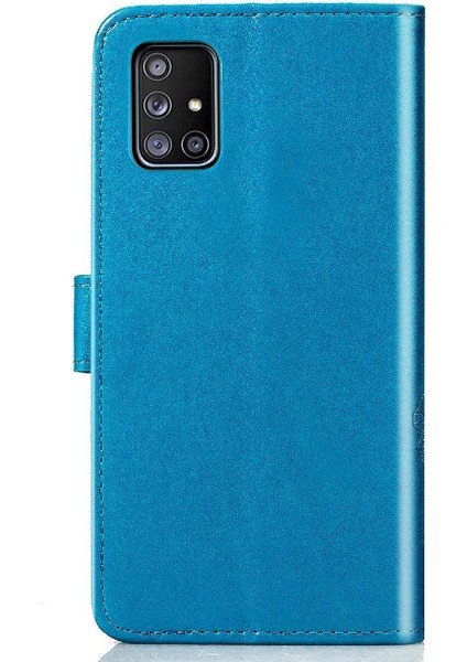 Samsung Galaxy A71 5g Zarif Iş Dört Yapraklı Yonca Flip Case (Yurt Dışından) fiyatları