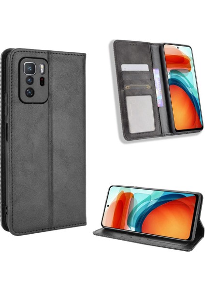 Xiaomi Poco X3 Gt Cüzdan Pu Deri Manyetik Kapatma Için Kılıf (Yurt Dışından)
