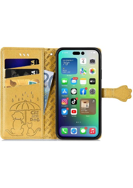 Iphone 14 Için Kılıf Pro Darbeye Kapak Kapak Kısa Kayış Karikatür Hayvanlar (Yurt Dışından) indirimleri