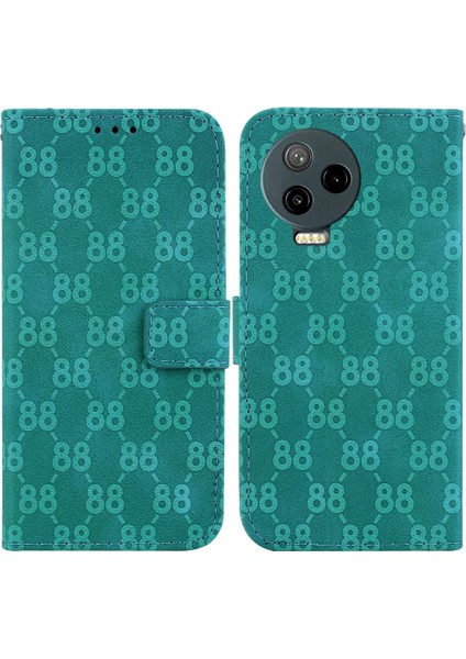 Infinix Not 12 Pro 4g Için Telefon Kılıfı Cüzdan Kapak Pu Deri Çift 8 (Yurt Dışından)