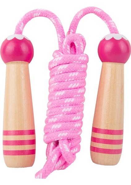 Çocuk Ahşap Atlama Ipi-Pembe (Yurt Dışından)