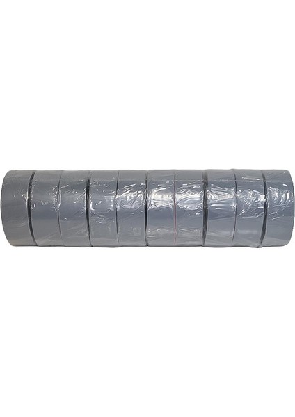 Temflex Pvc Elektriksel İzolasyon Bandı Gri (10 Adet)
