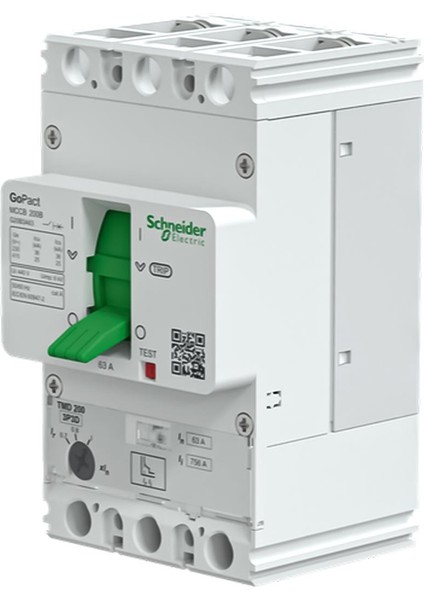 Schneider,gopact 45-63A 3p Termik Manyetik Şalter 25KA,G20B3A63