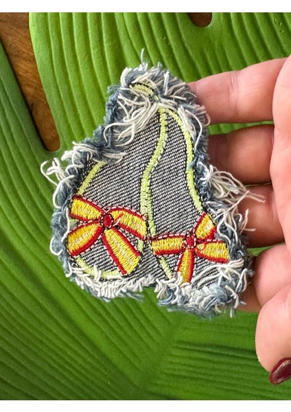 8 x 7 cm Neon Yeşil Terlik Arma Dikiş Aksesuarı modelleri
