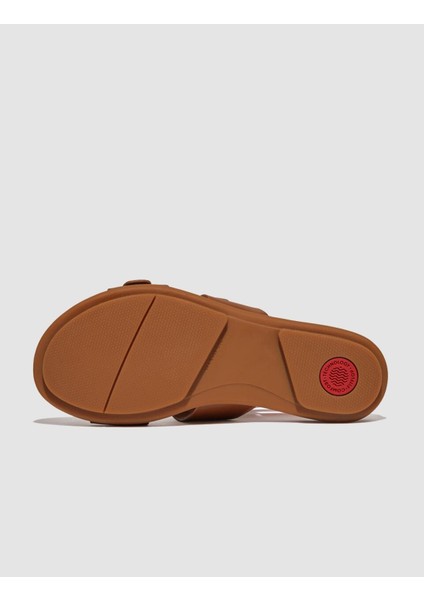 FitFlop GRACIE FV1 Çift Tokalı Taba Kadın Terlik