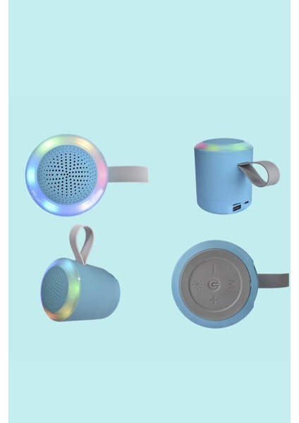 D24 Mavi Sd/usb Girişli Taşınabilir Bluetooth Hoparlör