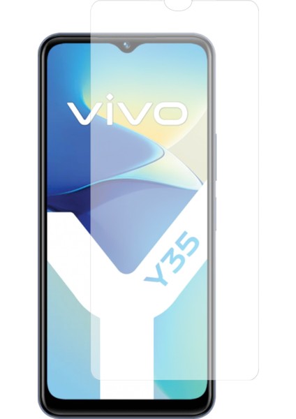 Caseworld Vivo Y35 Temperli Ekran Koruyucu Kırılmaz Cam