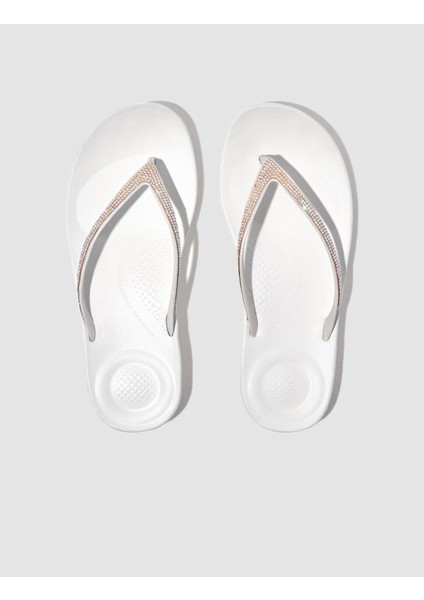 FitFlop IQUSHION SPARKLE R08 Beyaz Kadın Parmak Arası Terlik fiyatları