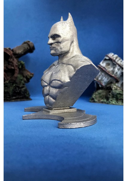 Batman Yarasa Büst 10CM - Gri