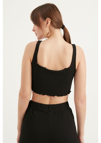 Askılı Kısa Kaşkorse Crop Bluz fırsatları