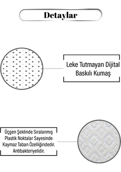 Üçgen Desen Dijital Baskılı Zenit Kilim modelleri